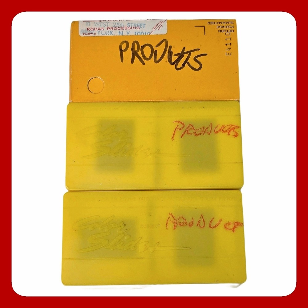 Kodak Vintage 35mm Film Slide Lot 1970s 80s Found Footage Mystery Box Set Good